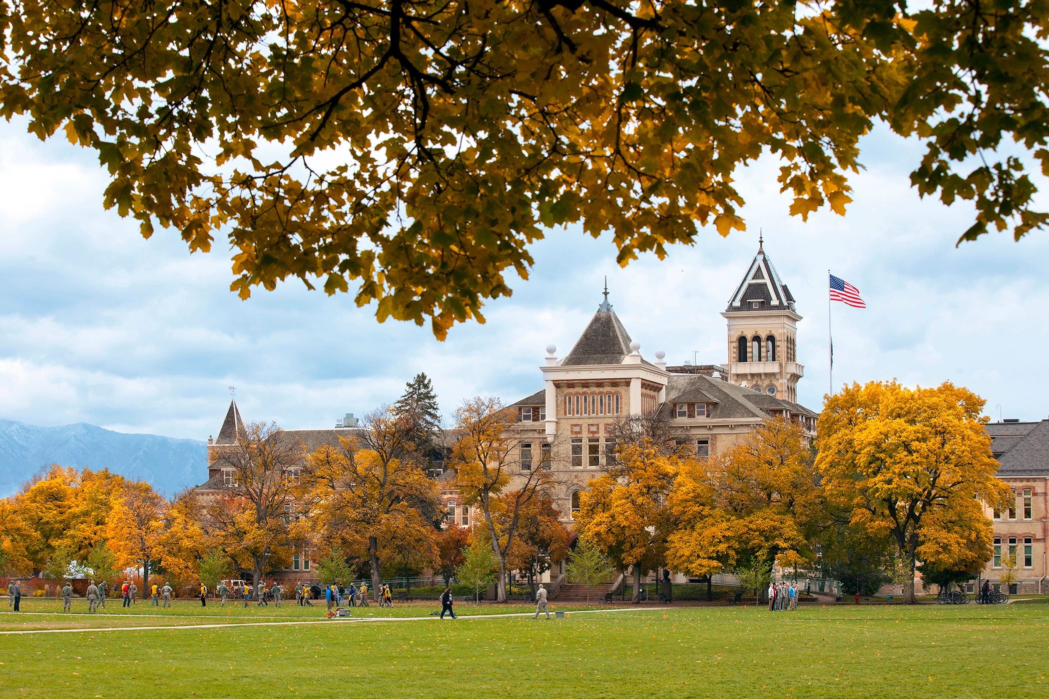 The Quad at USU